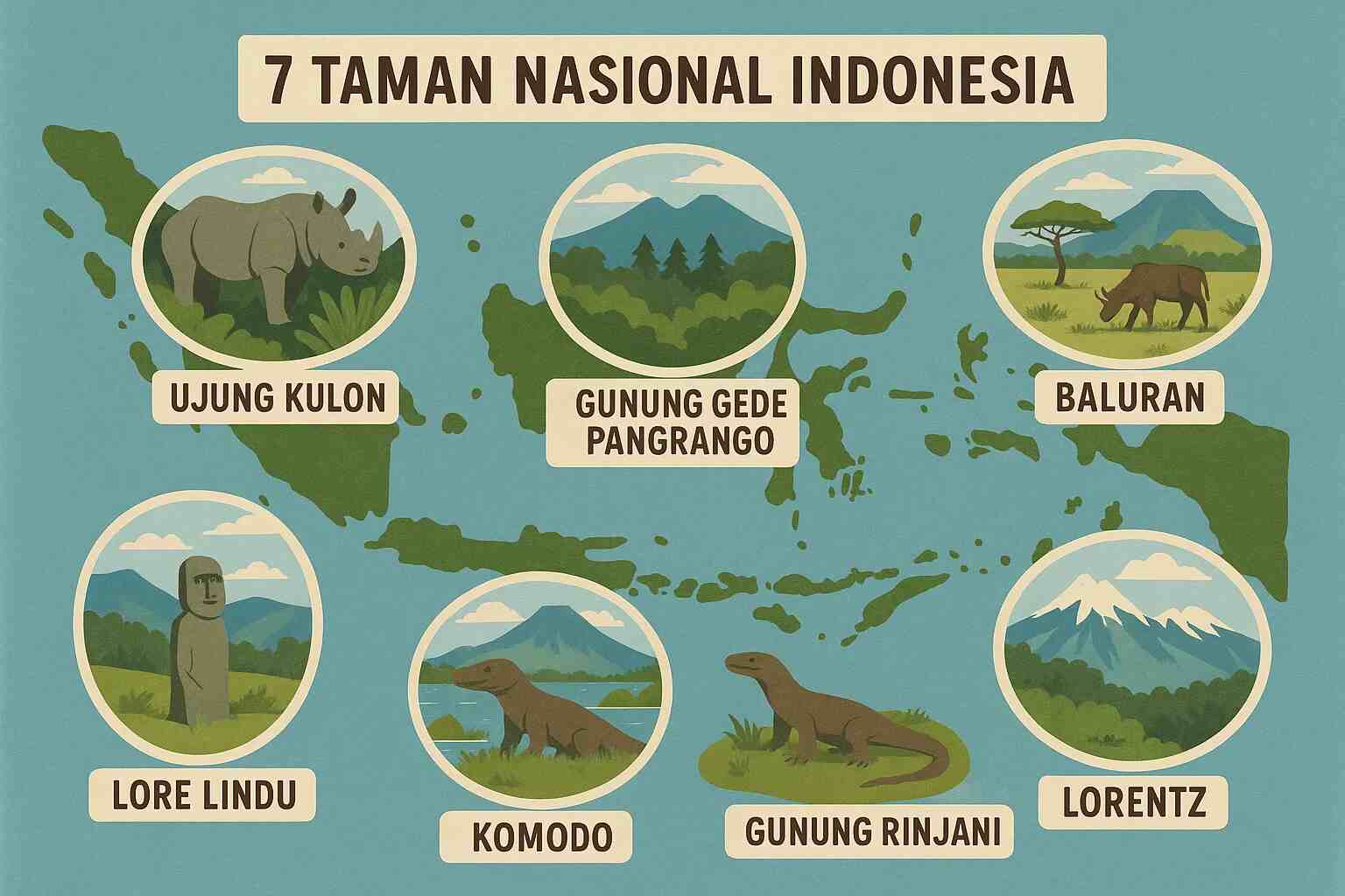 7 Taman Nasional Terindah di Indonesia yang Wajib Dikunjungi post thumbnail image